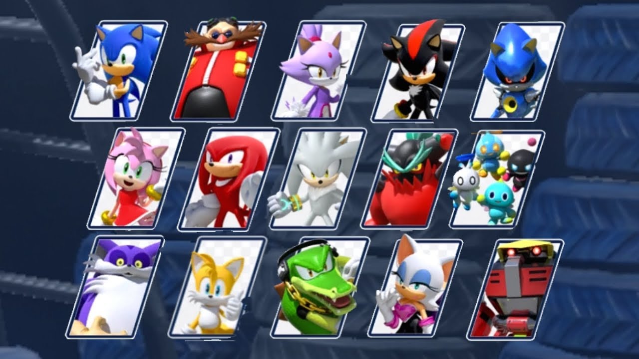 Team sonic racing roster 2016